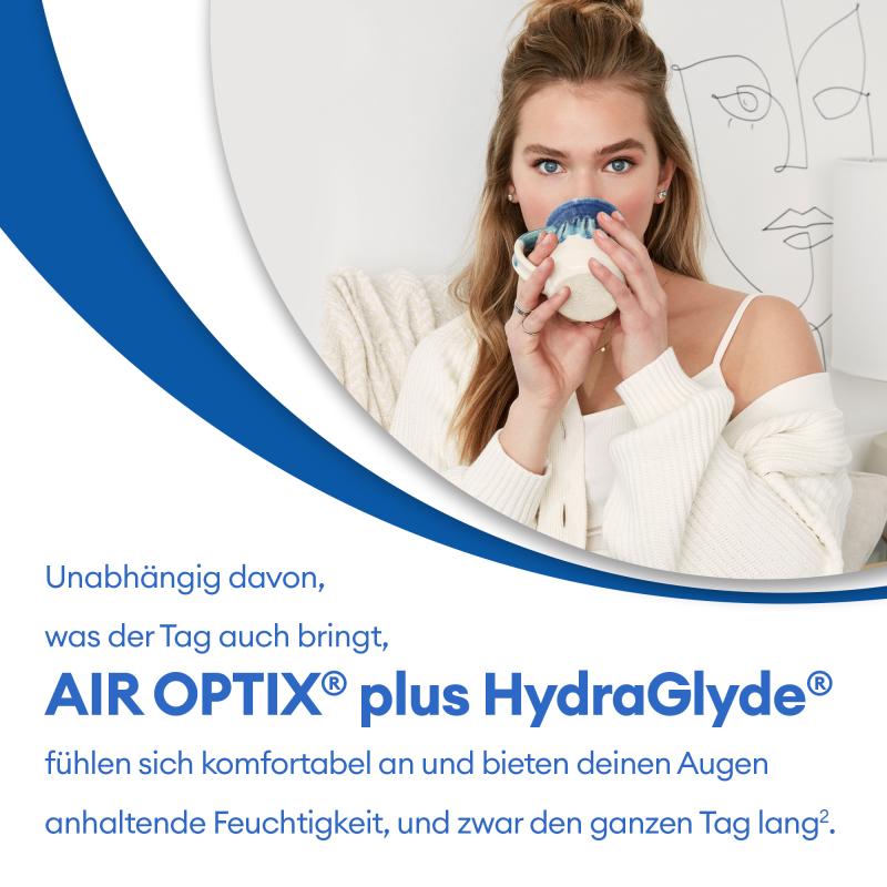 Air Optix Plus mit HydraGlyde | 6er Box