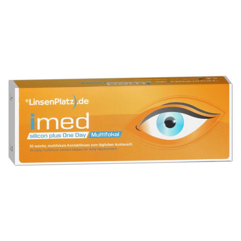 imed silicon plus One Day Multifokal | 30er Box | Addition HI(MAX ADD+2,50 bis +3,00)