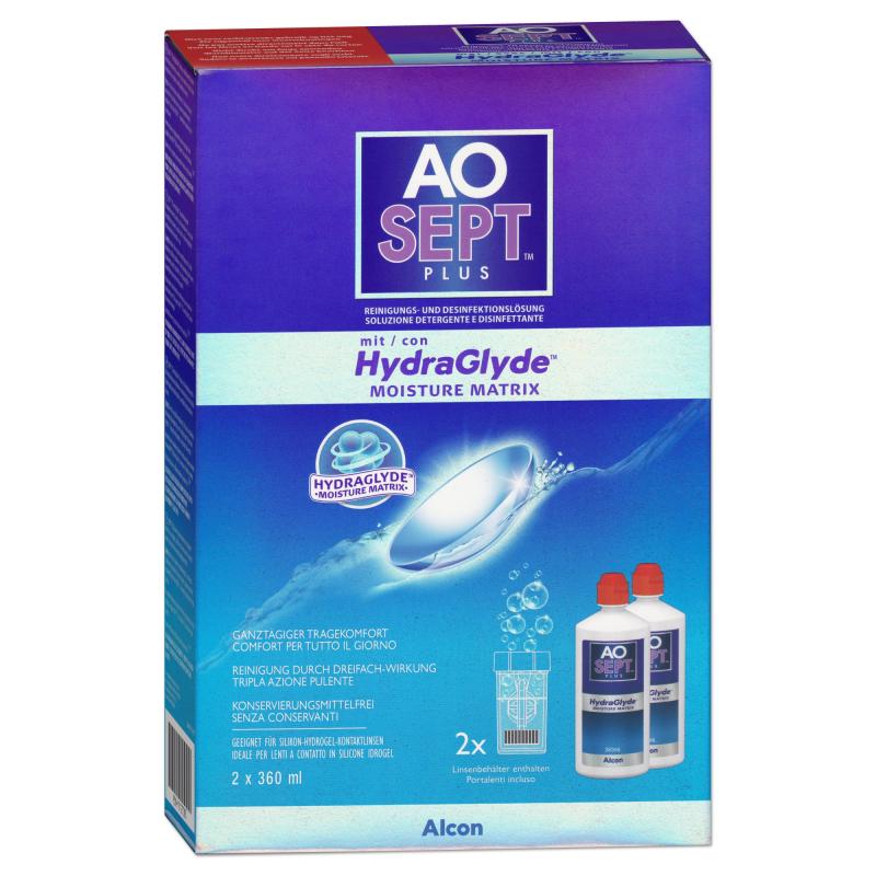 AOSept Plus mit HydraGlyde | Doppelpack